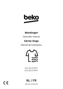 Handleiding BEKO DCU8235BXT Wasdroger