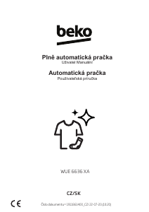 Návod BEKO WUE6636XAW Práčka