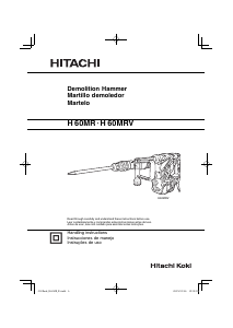 Bruksanvisning Hitachi H 60MRV Bilningshammare