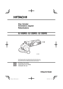 Bruksanvisning Hitachi G 13SR3 Vinkelslip