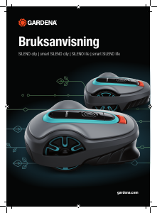 Bruksanvisning Gardena SILENO city 250 Gräsklippare