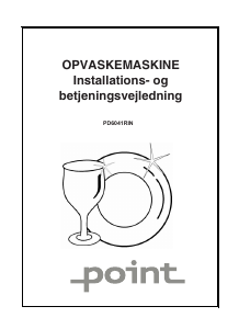 Brugsanvisning Point PD6041RIN Opvaskemaskine