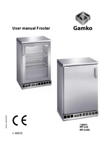 Manual Gamko MF/110 RGCS Refrigerator
