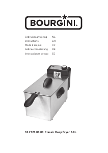 Manual de uso Bourgini 18.2120.00.00 Classic Freidora