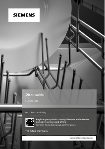 Bruksanvisning Siemens SN65ZX40CEB Diskmaskin