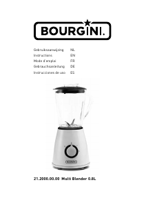 Manual Bourgini 21.2000.00.00 Multi Blender