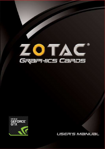 Bruksanvisning ZOTAC GeForce GTX 720 Grafikkort