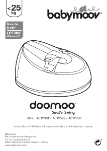 Handleiding Babymoov A012393 Doomoo Seat & Swing Wipstoeltje