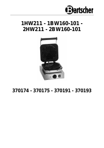 Handleiding Bartscher 370174 Wafelijzer