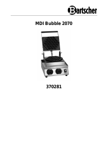 Manual Bartscher 370281 Waffle Maker