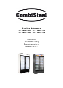 Manual CombiSteel 7455.1395 Refrigerator