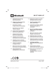 Manual Einhell GC-CT 18/24 Li P Trimmer de gazon