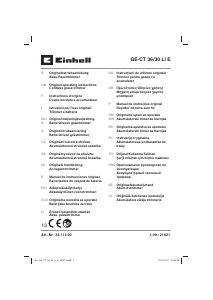 Manual Einhell GE-CT 36/30 Li E Trimmer de gazon