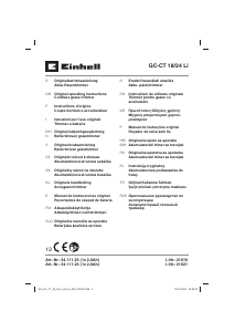 Manual Einhell GC-CT 18/24 Li Grass Trimmer
