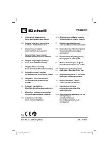 Manual Einhell VARRITO Sculă electrică multifuncţională