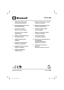 Handleiding Einhell TC-TC 800 Tegelsnijder