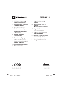 Mode d’emploi Einhell TE-TC 620/1 U Coupe-carreaux