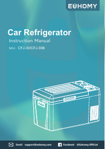 Handleiding Euhomy CFJ-30 Koelbox