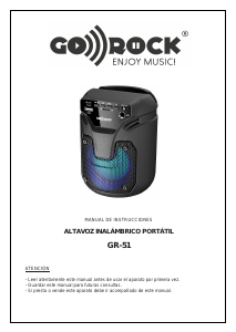 Manual Go Rock GR-51 Speaker
