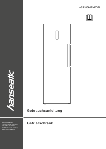 Bedienungsanleitung Hanseatic HGS18560ENFDBI Gefrierschrank