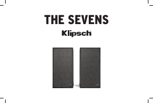 Manual de uso Klipsch The Sevens Altavoz