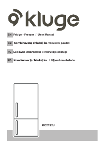 Manual Kluge KC2192J Fridge-Freezer
