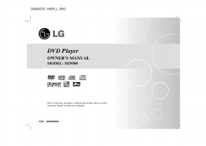 Instrukcja LG DZ9500 Odtwarzacz DVD