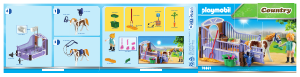 Bedienungsanleitung Playmobil set 70861 Country Pferdebox mit Pinto