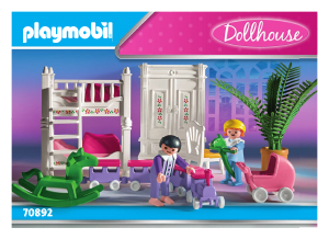 Bruksanvisning Playmobil set 70892 Dollhouse Barnrum