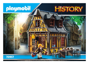 Bedienungsanleitung Playmobil set 70957 History Historisches Wohnhaus