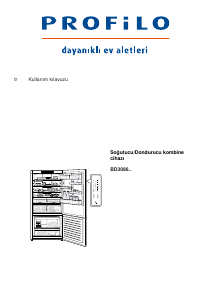 Kullanım kılavuzu Profilo BD3086IECN Donduruculu buzdolabı