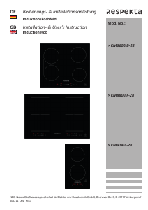 Manual Respekta KM9410I-28 Hob