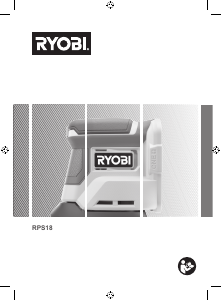 Manual Ryobi RPS18-0 Delta Sander