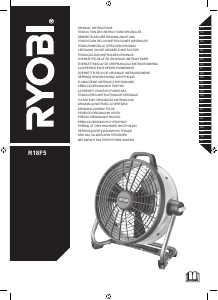 Instrukcja Ryobi R18F5-0 Wentylator