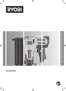 Εγχειρίδιο Ryobi R18GN18-0 Καρφωτικό
