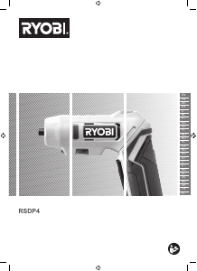 Manual de uso Ryobi RSDP4-120G Atornillador