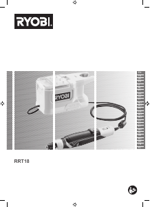 Manual de uso Ryobi RRT18-0 Amoladora recta