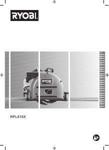 Manual de uso Ryobi RPLS18X-0 Sierra de inmersión