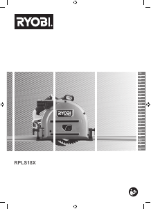 Mode d’emploi Ryobi RPLS18X-0 Scie plongeante