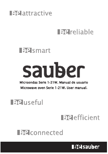 Manual Sauber SERIE 1-21W Microwave