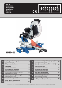 Manuale Scheppach HM140L Troncatrice