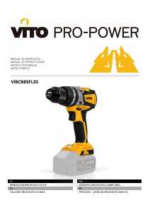 Manual Vito VIBCBBSFL20 Drill-Driver
