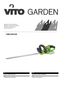 Manual Vito VIBCCSSFL20 Hedgecutter
