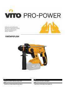 Mode d’emploi Vito VIBCMPSFL20A Perforateur