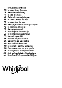 Manuál Whirlpool WCT3 64 FLB X Odsavač par