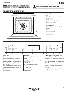 Handleiding Whirlpool W6 OS4 4S2 P BL Oven