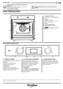 Priručnik Whirlpool OMSR58CU1SB Pećnica