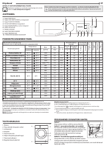 Kasutusjuhend Whirlpool WRBSB 6228 B EU Pesumasin