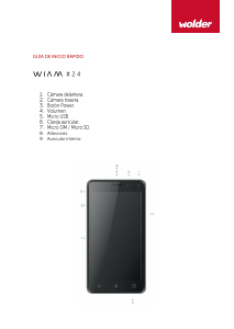 Manual de uso Wolder WIAM 24 Teléfono móvil
