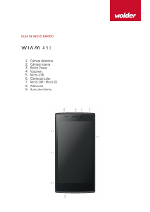 Manual de uso Wolder WIAM 51 Teléfono móvil